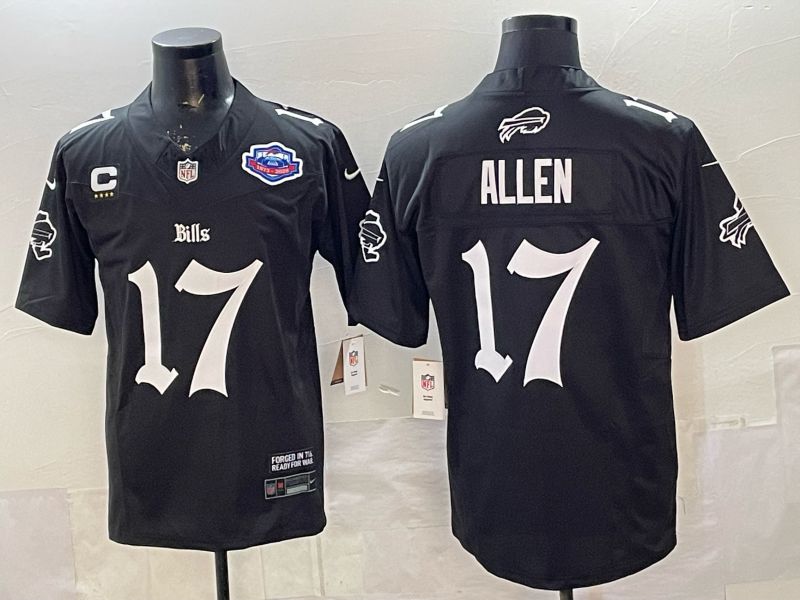 Men 2026 Buffalo Bills #17 Allen Black 7th generations Nike Limited NFL Jersey style 010